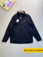 Arc'Teryx White Black Light Blue Orange Hooded Full Zip Sun Protection Skin Jacket 4 Colors - Image 4