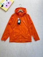 Arc'Teryx White Black Light Blue Orange Hooded Full Zip Sun Protection Skin Jacket 4 Colors - Image 3