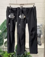 Kailas Black Adjustable Buckle Waist Multi Zipper Pocket Quick Dry Outdoor Hiking Pants