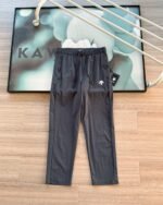 Descente Men Drawstring Elastic Waist Quick Dry Straight Outdoor Pants - Image 4