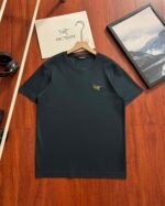 Arc'Teryx Small Embroidered Logo Crew Neck Cotton Basic Short Sleeve T-shirt - Image 13