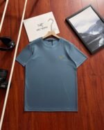 Arc'Teryx Small Embroidered Logo Crew Neck Cotton Basic Short Sleeve T-shirt - Image 6