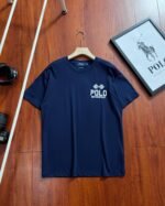 Ralph Lauren Racing Flag Letter Print Crew Neck Cotton Short Sleeve T-shirt 3 Colors - Image 4