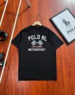 Ralph Lauren Racing Flag Letter Print Crew Neck Cotton Short Sleeve T-shirt 3 Colors - Image 3