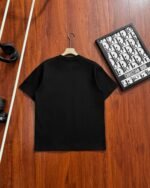 Dior Handwritten Letter Embroidered Crew Neck Cotton Casual Short Sleeve T-shirt 2 Colors - Image 3