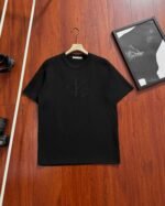 Calvin Klein Embossed Letter Logo Crew Neck Loose Cotton Short Sleeve T-shirt 4 Colors - Image 2