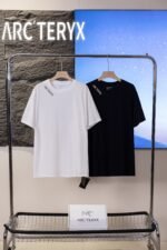 Arc'Teryx Shoulder Slant Letter Print Crew Neck Cotton Outdoor Casual Short Sleeve T-shirt