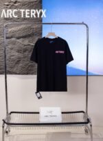 Arc'Teryx Two-Sided Color Letter Totem Print Crew Neck Cotton Outdoor Casual Short Sleeve T-shirt - Image 6