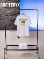Arc'Teryx Two-Sided Color Letter Totem Print Crew Neck Cotton Outdoor Casual Short Sleeve T-shirt - Image 4