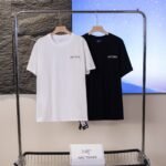 Arc'Teryx Small Letter Back Splash Ink Totem Print Crew Neck Cotton Outdoor Short Sleeve T-shirt