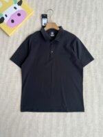 Descente Men Embossed Logo Quick Dry Short Sleeve Polo Shirt 4 Colors - Image 6