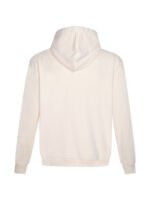 Louis Vuitton Cream White Circular Four-Leaf Clover Letter Print Drawstring Hooded Sweatshirt With Front Kangaroo Pocket - Image 2