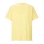 Loewe Yellow Chest Pocket Small Hollow Logo Embroidery Crew Neck Cotton Loose Short Sleeve T-shirt - Image 2