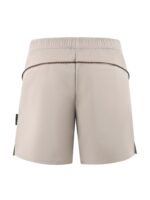 Louis Vuitton Light Taupe Perforated Monogram‑Pattern Shorts Checkerboard Drawstring Casual Beach Short Pants - Image 2