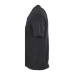 Ralph Lauren Black Vertical‑Rib Knit Short‑Sleeve Polo Shirt Mini Embroidery Logo Casual Knit Top - Image 2