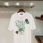 Polo Ralph Lauren Men's Vintage Elk‑Head Outdoor Badge Print Crew‑Neck T‑Shirt In White