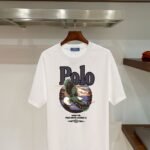 Ralph Lauren Polo Eagle Mountain Landscape Graphic T‑Shirt In White