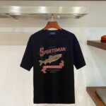 Ralph Lauren Vintage Sportsman Trout Fish Graphic T‑Shirt In Black