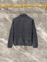 Gucci Men All‑Over Monogram Print Tan Spliced Badge Detail Zip‑Up Jacket & Drawstring Pants Outfit Set - Image 6