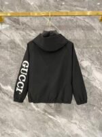 Gucci Men Windbreaker Tracksuit Set Hooded Zip‑Up Jacket + Jogger Pants 2pcs Streetwear Outfit - Image 5
