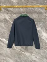Gucci Men Windbreaker Tracksuit Set GG Monogram Collar Zip‑Up Jacket Straight‑Leg Pants 2pcs Set Outfit - Image 5