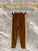 Gucci Men Velvet Tracksuit Set GG Monogram Hooded Zip‑Up Jacket Jogger Sweatpants 2pcs Outfit - Image 6