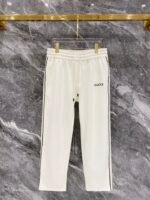 Gucci Men Knit Tracksuit Set Color‑Block Collar Zip‑Up Jacket + Straight‑Leg Sweatpants 2pcs Outfit - Image 3