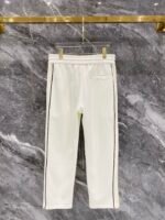 Gucci Men Knit Tracksuit Set Color‑Block Collar Zip‑Up Jacket + Straight‑Leg Sweatpants 2pcs Outfit - Image 5