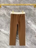 Gucci Men Knit Tracksuit Set Color‑Block Stand Collar Zip‑Up Jacket Straight‑Leg Sweatpants 2pcs Outfit - Image 5
