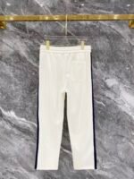 Gucci Men Interlocking G Embroidery Lapel Zip‑Up Tracksuit 2pcs Set Off‑White Navy Outfit - Image 5