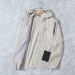 Arc'Teryx Softshell Hooded Jacket Windproof Water‑Repellent Full Zip Outdoor Hiking Travel Coat - Image 4