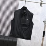 Arc'Teryx Lightweight Stand‑Collar Vest Windproof Water‑Repellent Full Zip Outdoor Hiking Sleeveless Gilet - Image 5
