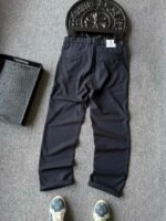 Prada Ice‑Silk Straight‑Leg Casual Trousers Elastic Waist Lightweight Dress Pants - Image 4