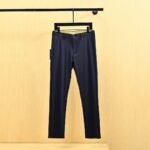 Prada Ice‑Silk Quick‑Dry Straight‑Leg Pants Triangle Logo Stretch Casual Trousers - Image 6