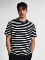 Polo Ralph Lauren Crew Neck Striped Short Sleeve T Shirt Pony Embroidery Casual Summer Tee - Image 2