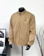 Polo Ralph Lauren Harrington Jacket Classic Pony Embroidered Collared Zip Up Casual Coat - Image 2