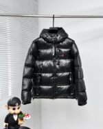 Polo Ralph Lauren Hooded Puffer Jacket Pony Embroidered Zip Up Warm Winter Outerwear Coat - Image 2